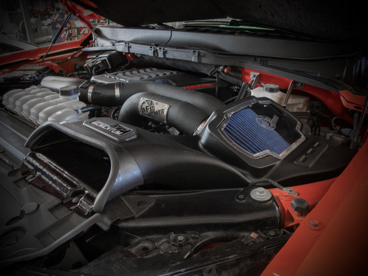 aFe Momentum GT Pro 5R Cold Air Intake System 2021-2022 Ford F-150 Raptor V6-3.5L (tt) - Bull Strap