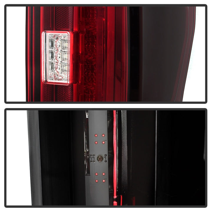Spyder 17-18 Ford F-250 SD (w/Blind Spot Sens) LED Only Tail Lights - Red Clr (ALT-YD-FS17BS-LED-RC) - Bull Strap