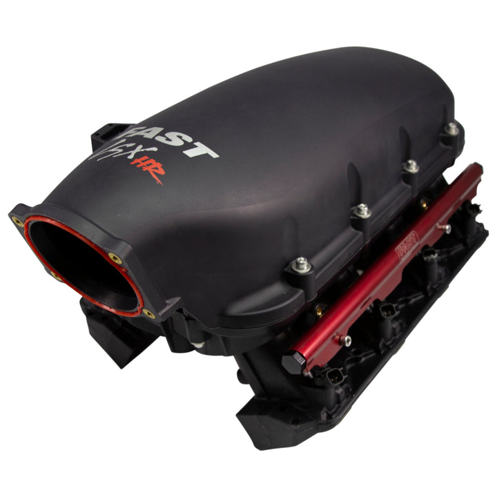 FAST LSX Manifold 103MM GenIII LS Rect Port - Black - Bull Strap