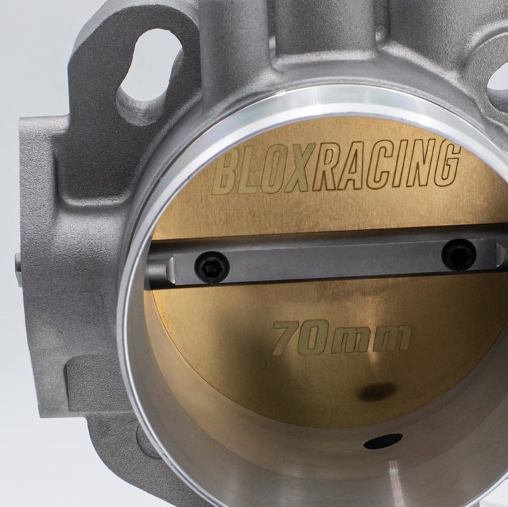 BLOX Racing K-Series Tuner Series 72mm Cast Aluminum Throttle Body - Bull Strap