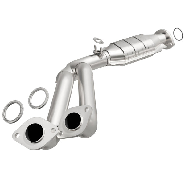 MagnaFlow Conv DF 96-97 Lexus LX450 4.5L / 95-97 Toyota Land Cruiser 4.5L Front - Bull Strap