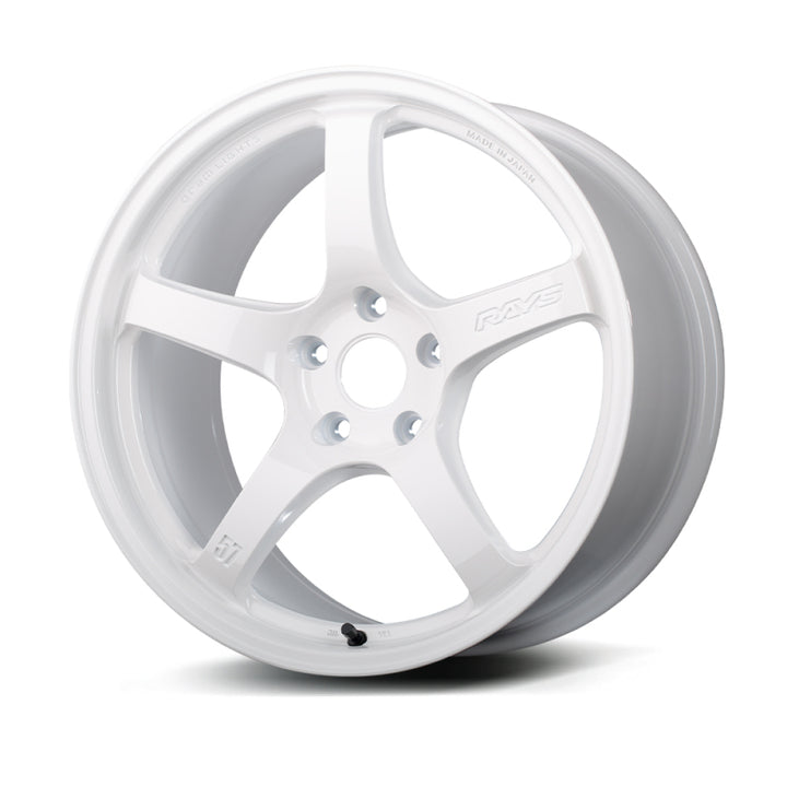 Gram Lights 57CR 17x9 +38 5x100 Ceramic White Pearl Wheel - Bull Strap