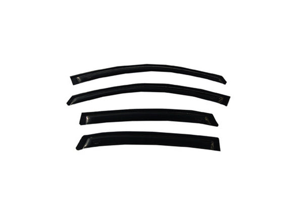 AVS 06-13 Chevy Impala Ventvisor Outside Mount Window Deflectors 4pc - Smoke - Bull Strap