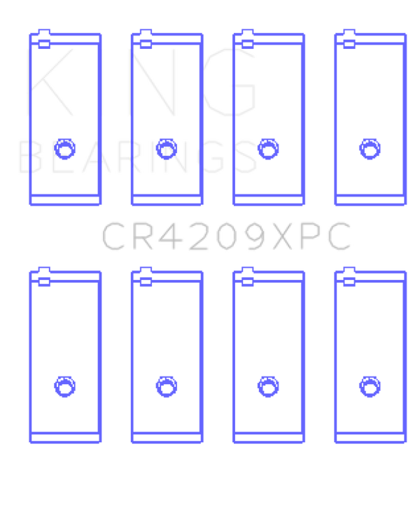 King Engine Bearings Toyota 3SGTE 16v 2.0L pMaxKote Performance Rod Bearing Set - Size STD - Bull Strap