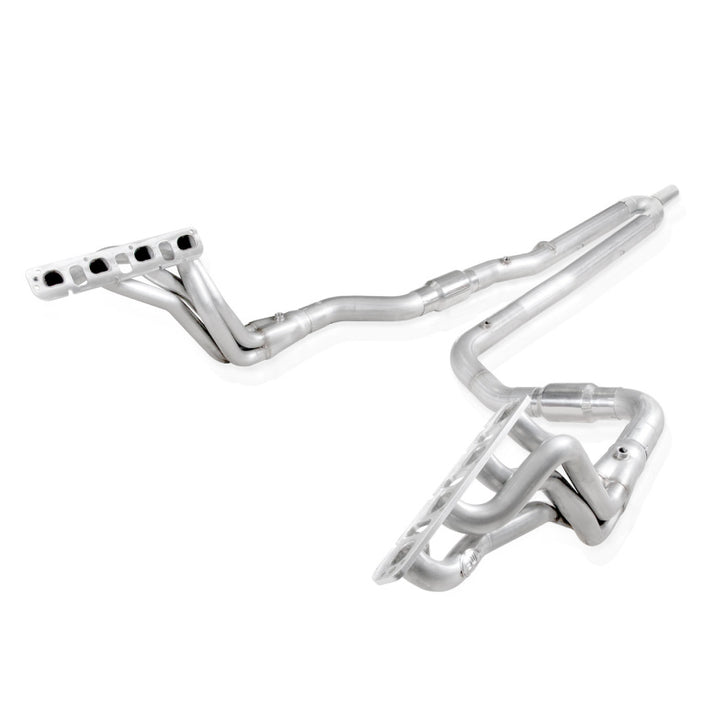 Stainless Works 2009-16 Dodge Ram 5.7L Headers 1-7/8in Primaries 3in High-Flow Cats Y-Pipe - Bull Strap