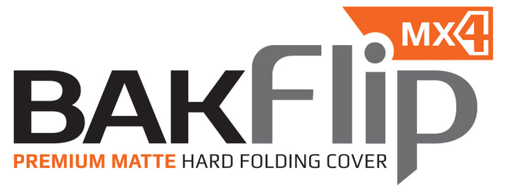 BAK 19-20 Ford Ranger 5ft Bed BAKFlip MX4 Matte Finish - Bull Strap