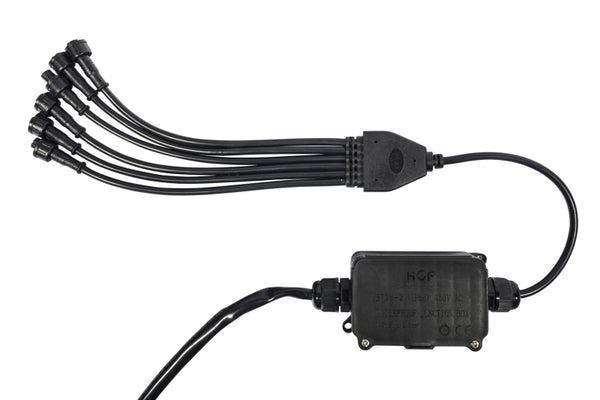 KC HiLiTES C-Series RGB LED Rock Light Kit (Incl. Wiring) - Set of 6 - Bull Strap