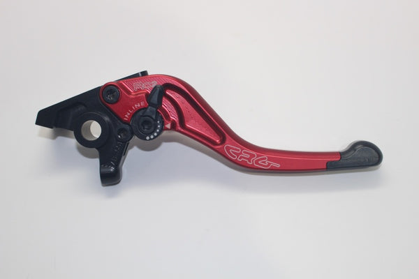 CRG 05-06 Kawasaki ZX6R/ RR / 04-20 Suzuki GSXR600-1000R/ 06-17 Triumph Brake Lever -Short Red - Bull Strap