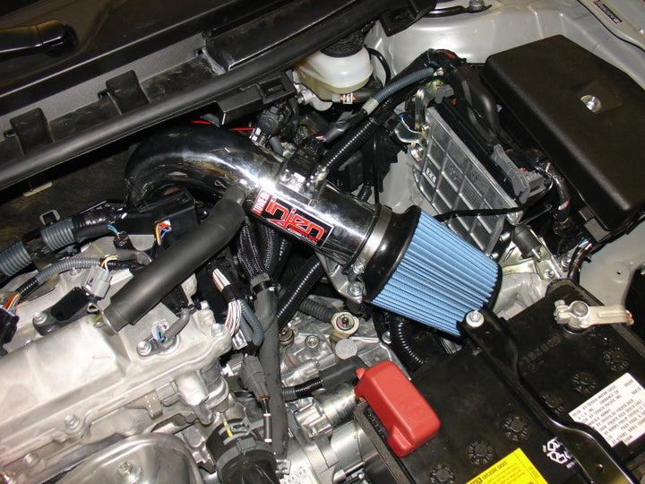 Injen 11+ Scion tC Black Short Ram Air Intake - Bull Strap