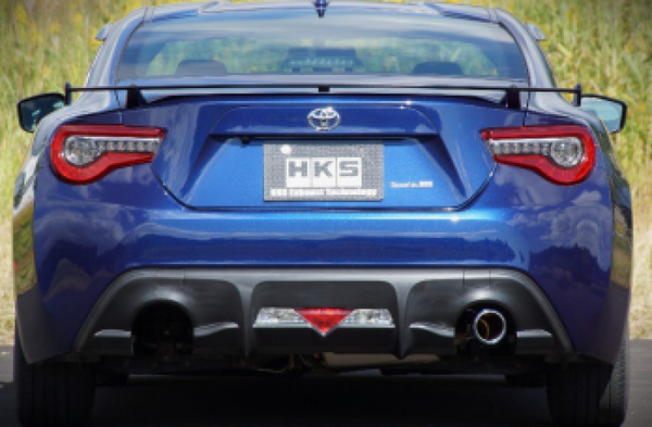 HKS Hi-Power Toyota/Subaru FA20 Spec-L2 Single Exhaust - Bull Strap
