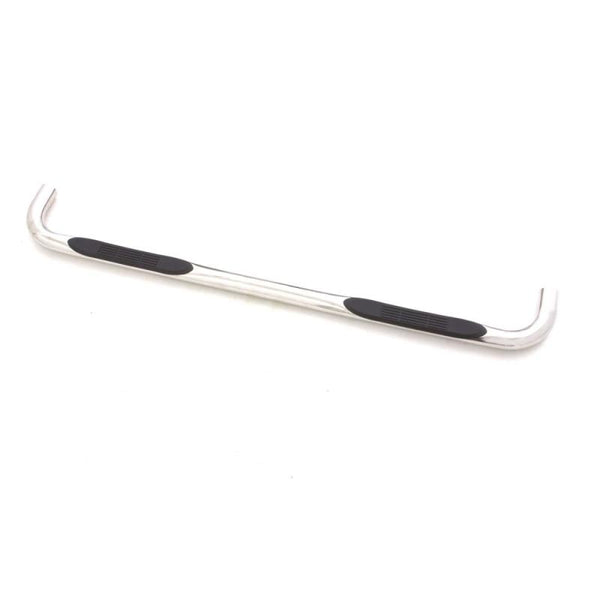 Lund 15-17 Chevy Colorado Crew Cab 3in. Round Bent SS Nerf Bars - Polished - Bull Strap