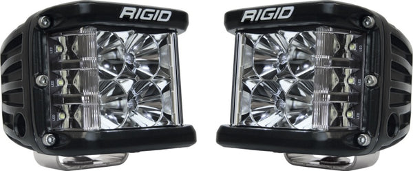 Rigid Industries D-SS - Flood - Set of 2 - Black Housing - Bull Strap