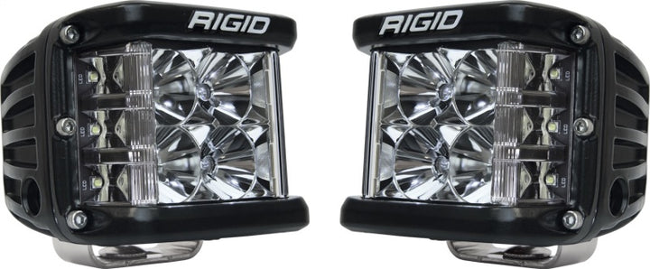 Rigid Industries D-SS - Flood - Set of 2 - Black Housing - Bull Strap