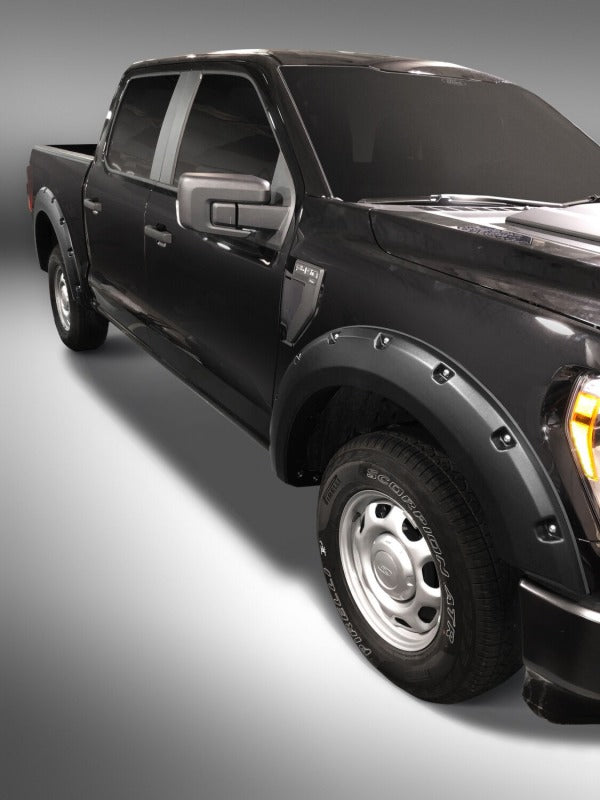 Husky Liners 21-25 Ford F-150 (excl. Lightning) Pocket Style Fender Flares - 4pc - Bull Strap