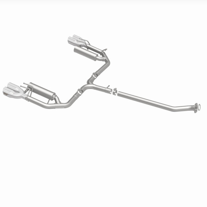MagnaFlow 18-19 Toyota Camry XSE 2.5L (FWD) Street Series Cat-Back Exhaust w/4in Polished Quad Tips - Bull Strap