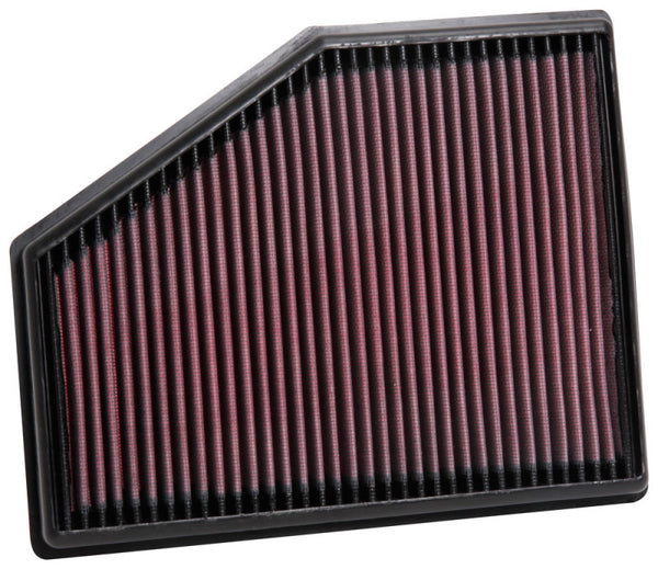 K&N 15-18 BMW 740I L4-3.0L F/I Replacement Drop In Air Filter - Bull Strap