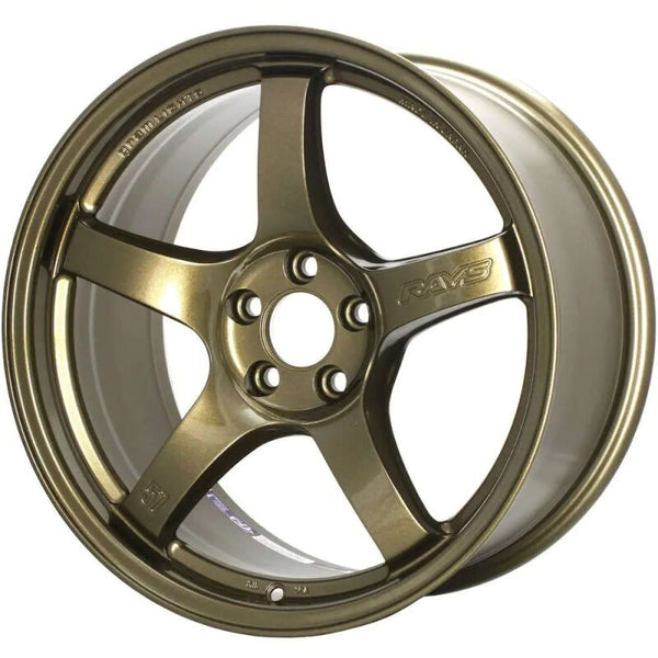 Gram Lights 57CR 17x9.0 +38 5-100 Bronze 2 Wheel - Bull Strap