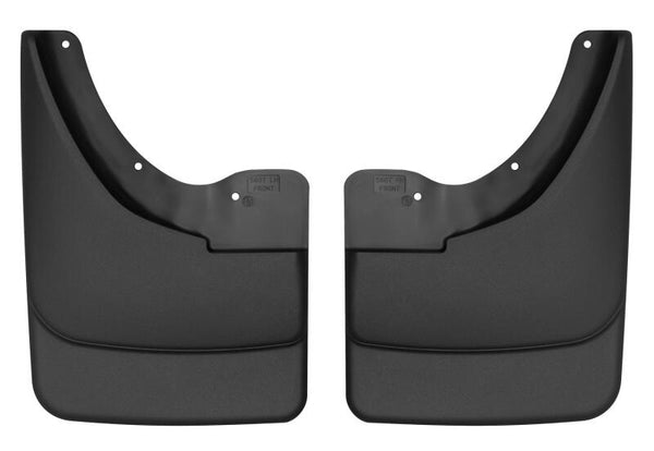Husky Liners 03-10 Dodge Ram 1500/2500/3500/06-10 Ram Mega Cab Custom-Molded Front Mud Guards - Bull Strap
