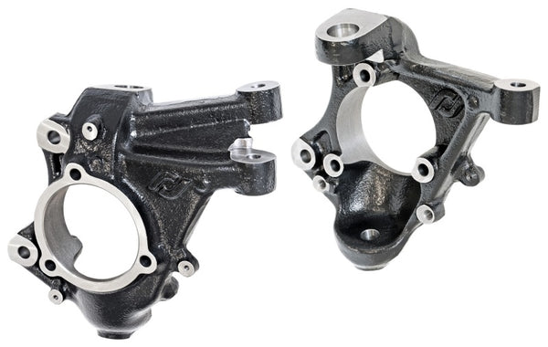 RockJock JL/JT Currectlync High Steer Steering Knuckles 2 3/4in Tie Rod Lift 2 1/2in Drag Link Lift - Bull Strap