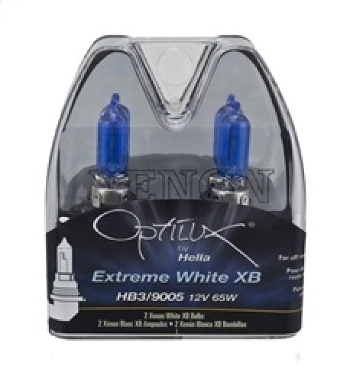 Hella 9005 12V 65W Xen White Bulb (Pair) - Bull Strap