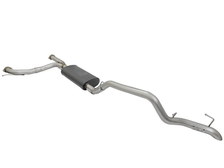 aFe MACHForce XP 3in Hi-Tuck 304 SS Cat Back Exhaust 2010-2017 Nissan Patrol (Y62) V-5.6L (400 hp) - Bull Strap