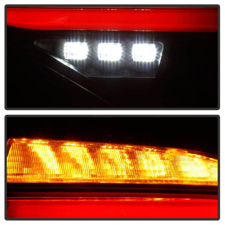 Spyder 08-14 Subara Impreza WRX Hatchback LED Tail Lights Seq Signal Blk Smoke ALT-YD-SI085D-SEQ-BSM - Bull Strap