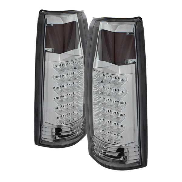 xTune Yukon Denali 99-00 LED Tail Lights Chrome ALT-JH-CCK88-LED-C - Bull Strap