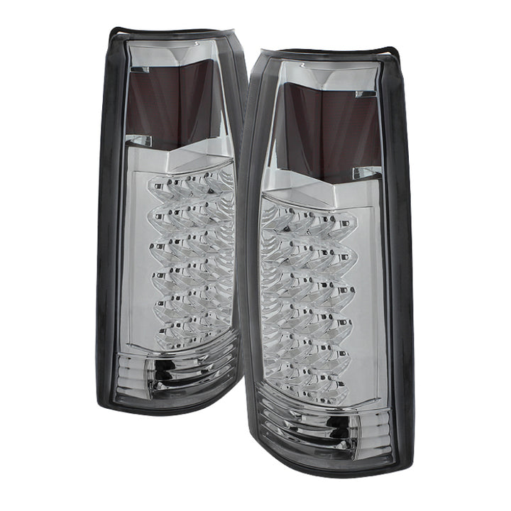 xTune Yukon Denali 99-00 LED Tail Lights Chrome ALT-JH-CCK88-LED-C - Bull Strap