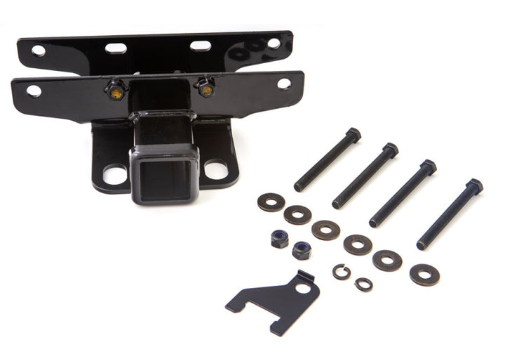 Rampage 07-18 Jeep Wrangler(JK) / 18-19 Wrangler(JL) Trailer Hitch - Black - Bull Strap