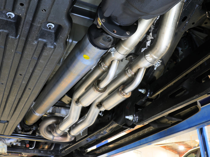 aFe Vulcan Series Cat-Back Exhaust System Ford F-150 Raptor 21-24 V6-3.5L (tt) - Bull Strap