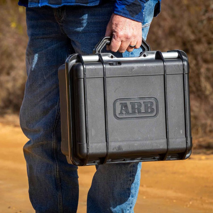 ARB Portable 12V Air Compressor Single Motor - Bull Strap