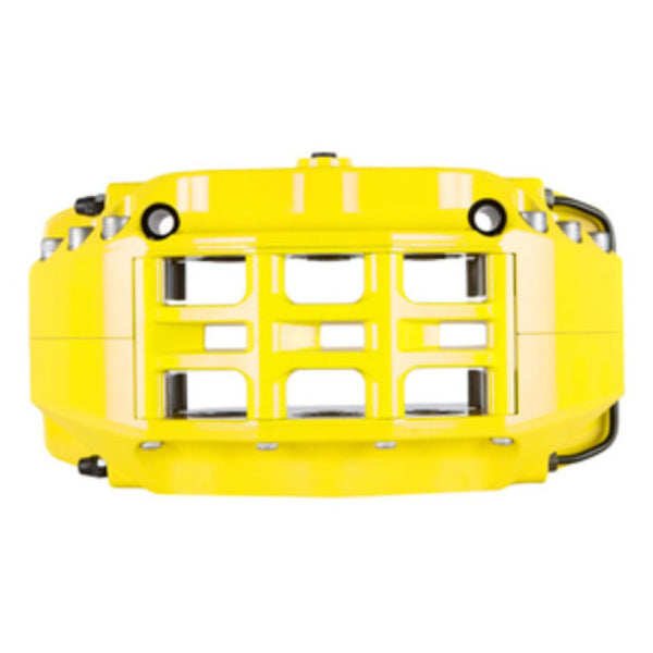 StopTech 08-13 BMW M3/11-12 1M Coupe Front BBK w/ Yellow ST-60 Calipers Drilled 380x35mm Rotor - Bull Strap
