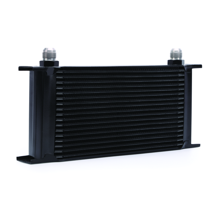 Mishimoto Universal 19 Row Oil Cooler - Black - Bull Strap