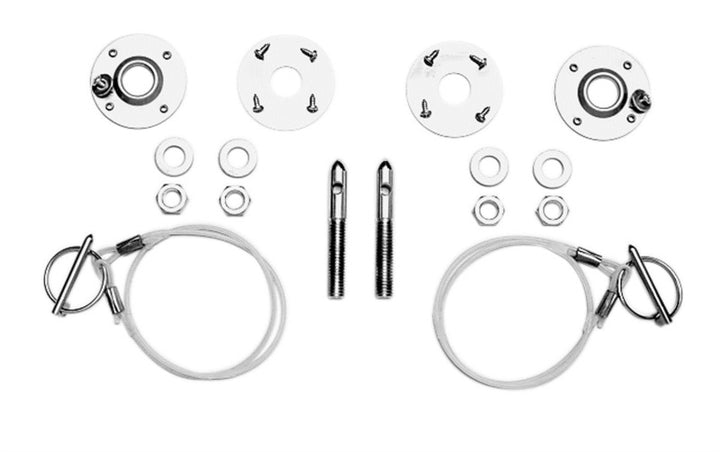 Ford Racing Hood Latch & Pin Kit - Bull Strap
