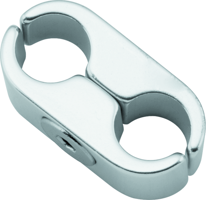 BikeMaster 2 Lines Cable Clamp - Silver - Bull Strap