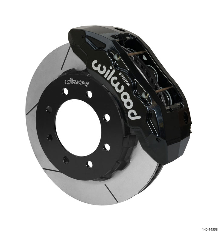 Wilwood TX6R Front Kit 15.00in Black 13-17 Ford F-250/F-350 - 4WD - Bull Strap