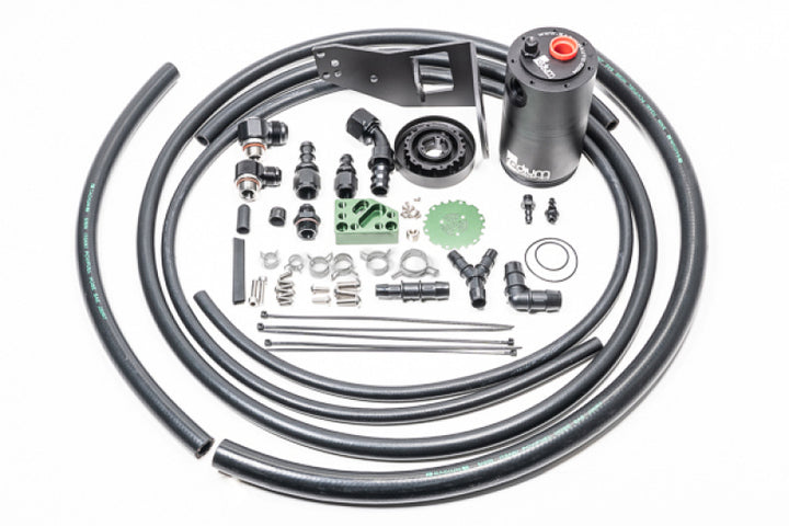 Radium Engineering 2015+ Subaru STi Air Oil Separator-Return Kit - Bull Strap