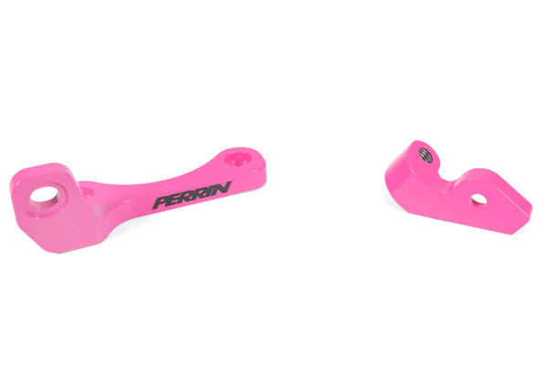 PERRIN 22-25 Subaru WRX / 19-25 Ascent / 20-25 Outback & Legacy Turbo TMIC Bracket - Hyper Pink - Bull Strap