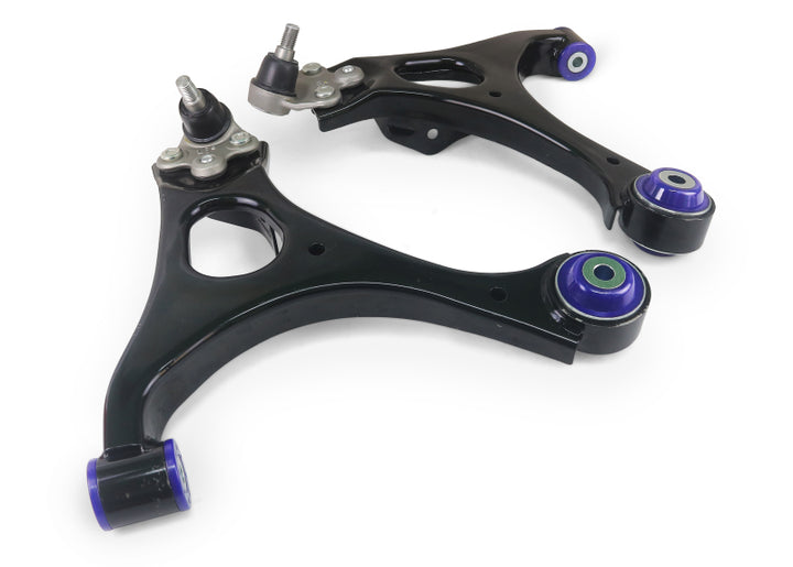 SuperPro 06 Honda Civic DX Front Lower Control Arm Set W/ Bushings - Bull Strap