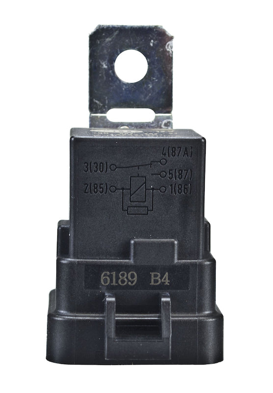 Hella 12V 20/40 Amp SPDT RES Relay with Weatherproof Bracket - Single - Bull Strap