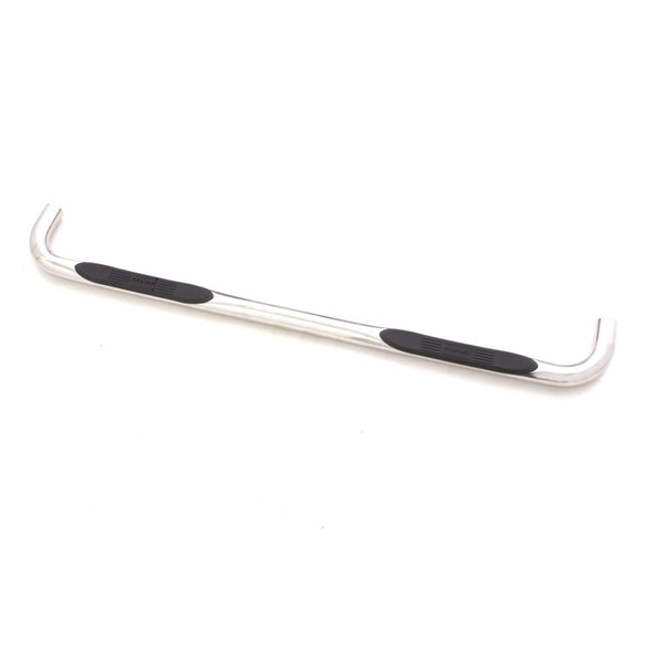 Lund 15-18 Ford F-150 SuperCrew 3in. Round Bent SS Nerf Bars - Polished - Bull Strap