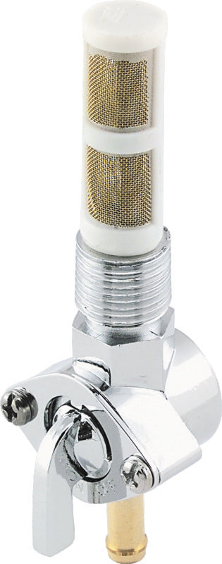 Bikers Choice 66-74 FL FX 57-74 XL Chrome Petcock 3/8 NPT Down Outlet - Bull Strap