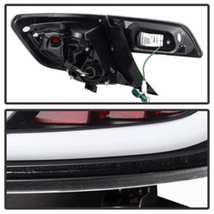Spyder Toyota Camry 12-14 Light Bar LED Tail Lights Black ALT-YD-TC12-LBLED-BK - Bull Strap