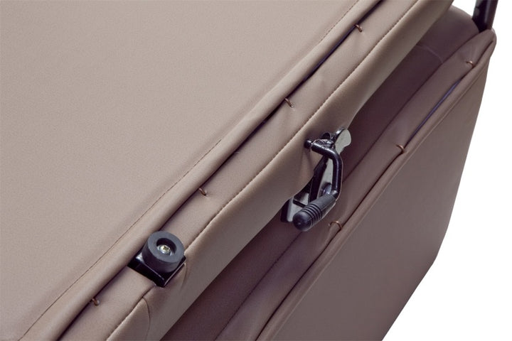 Rugged Ridge Fixed Rear Seat Tan 55-95 Jeep CJ / Jeep Wrangler - Bull Strap