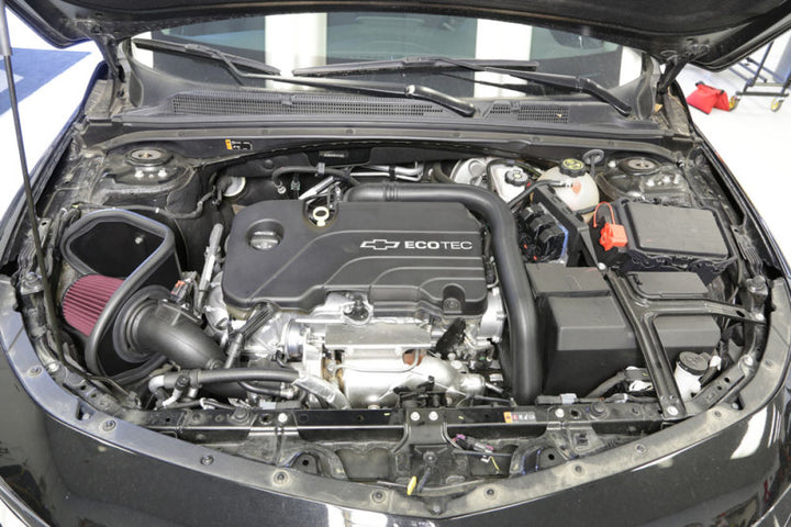 K&N 16-18 Chevrolet Malibu L4-1.5L F/I Turbo AirCharger Performance Intake - Bull Strap