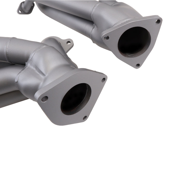 BBK 99-04 GM Truck SUV 4.8 5.3 Shorty Tuned Length Exhaust Headers - 1-3/4 Titanium Ceramic - Bull Strap