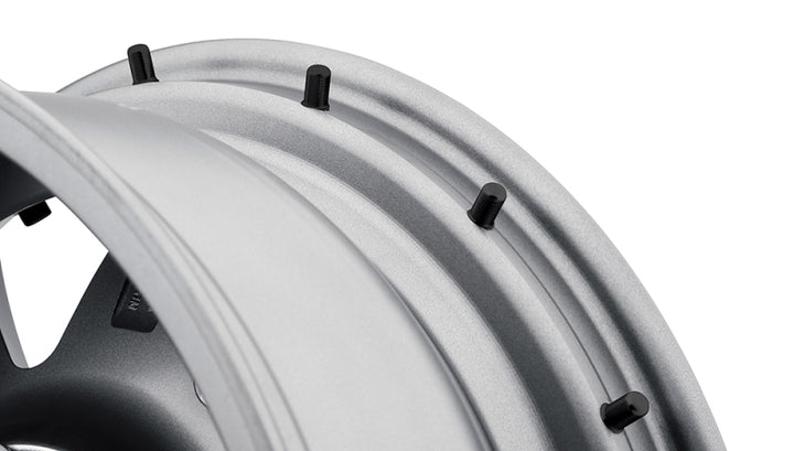 ICON Rebound Pro 17x8.5 6x5.5 0mm Offset 4.75in BS 106.1mm Bore Titanium Wheel - Bull Strap