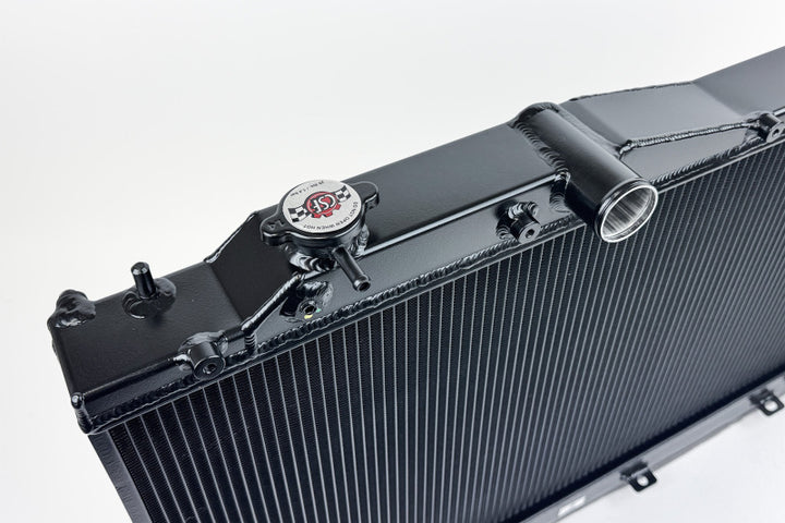 CSF 2022+ Subaru WRX All Aluminum Radiator - Black - Bull Strap
