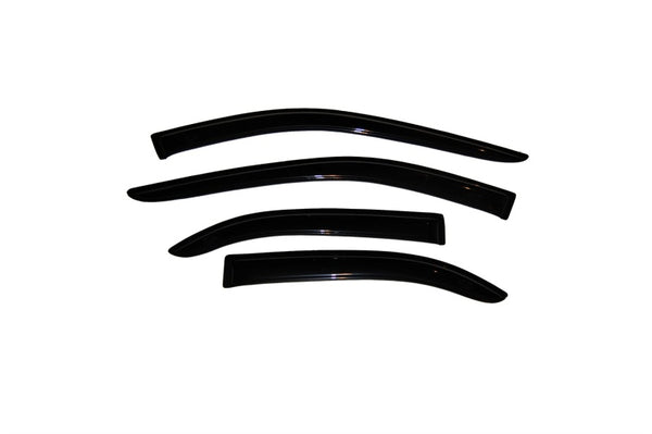 AVS 03-07 Kia Sorento Ventvisor Outside Mount Window Deflectors 4pc - Smoke - Bull Strap