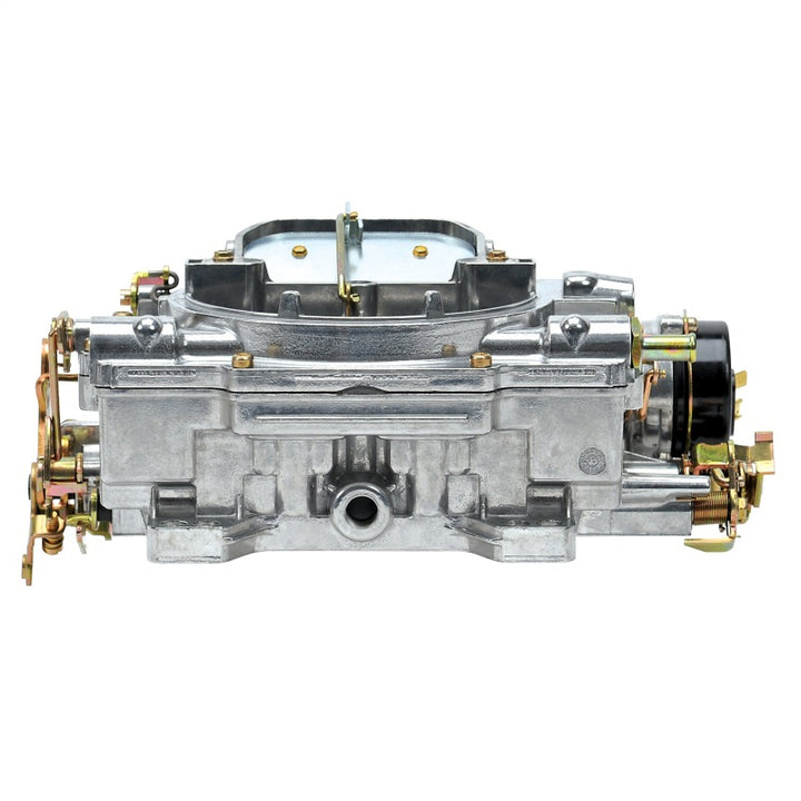 Edelbrock Carburetor Performer Series 4-Barrel 600 CFM Electric Choke Satin Finish - Bull Strap